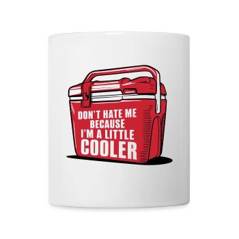 Lustiges cooleres Wortspiel "ein bisschen cooler" - Tasse - Weiß - Vorne