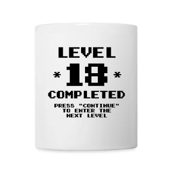 Level 18 years old - Mug - white - Front