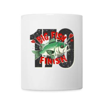 darts big fish Finish Checkout - Mug - white - Front