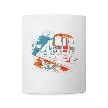 Eisenbahn - Tasse - Weiß - Vorne