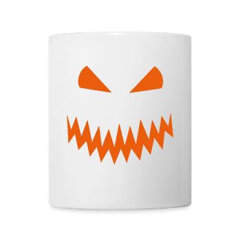 Halloween Scary Face - Mug - white - Front