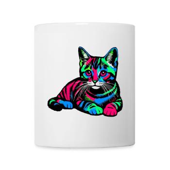Chat - Mug blanc - blanc - Devant