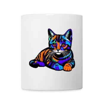 Chat - Mug blanc - blanc - Devant