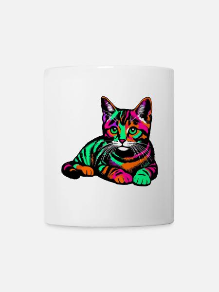 Katze - Tasse - Weiß