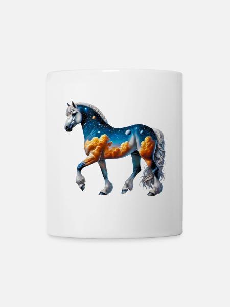 Pferd - Tasse - Weiß