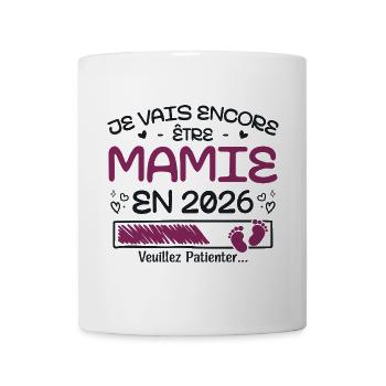 Ich werde 2026 wieder Oma sein - Tasse - Weiß - Vorne