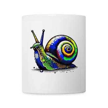 Escargot - Mug blanc - blanc - Devant