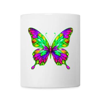 Schmetterling - Tasse - Weiß - Vorne