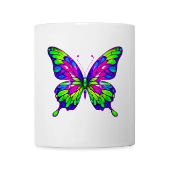 Schmetterling - Tasse - Weiß - Vorne