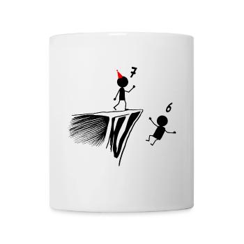 7th Birthday, 7 Year Old Gift, 7 Year Old, 7 Year Old Humor - Mug - white - Front