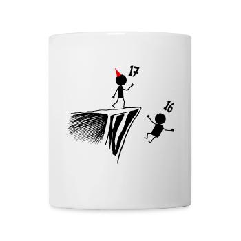 17e anniversaire, cadeau 17 ans, Humour 17 ans, 17 - Mug blanc - blanc - Devant