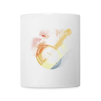 Banjo Drawing Retro - Mug - white - Front