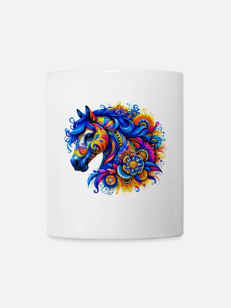 Pferd - Tasse - Weiß