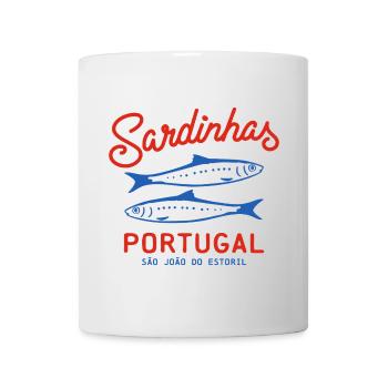 Sardines Sardinhas en conserve Portugal - Mug blanc - blanc - Devant
