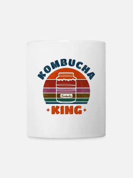 Kombucha King - Tasse - Weiß