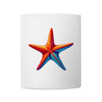 Seestern - Tasse - Weiß - Vorne