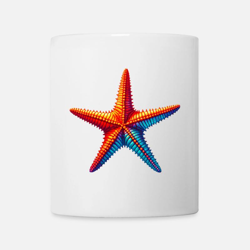 Seestern - Tasse - Weiß