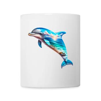 Delfin - Tasse - Weiß - Vorne