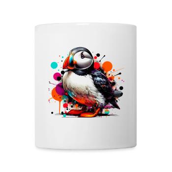 Papageitaucher - Tasse - Weiß - Vorne