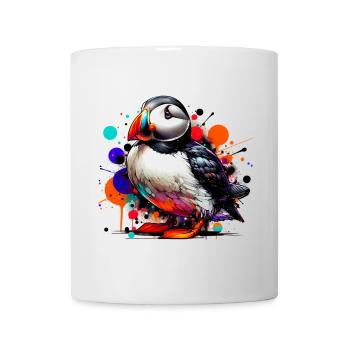 Papageitaucher - Tasse - Weiß - Vorne