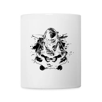 Joueur - Mug blanc - blanc - Devant