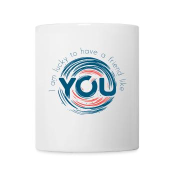 J’ai de la chance d’avoir un ami comme toi - Mug blanc - blanc - Devant