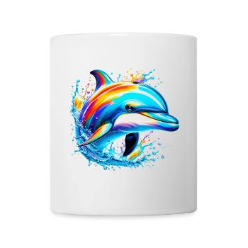 Delfin - Tasse - Weiß - Vorne