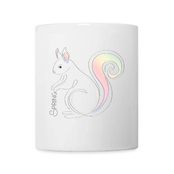 Squirrel Illustration – Spring Inspiration - Mug - white - Front