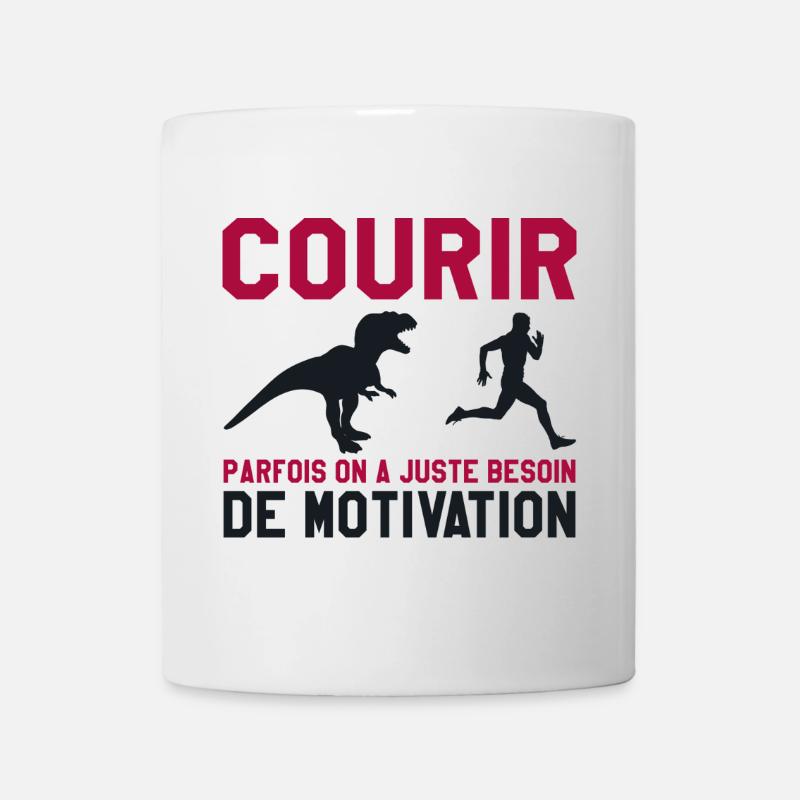 courir - Mug blanc - blanc