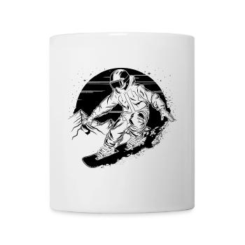 Snowboarder Sketch - Mug - white - Front
