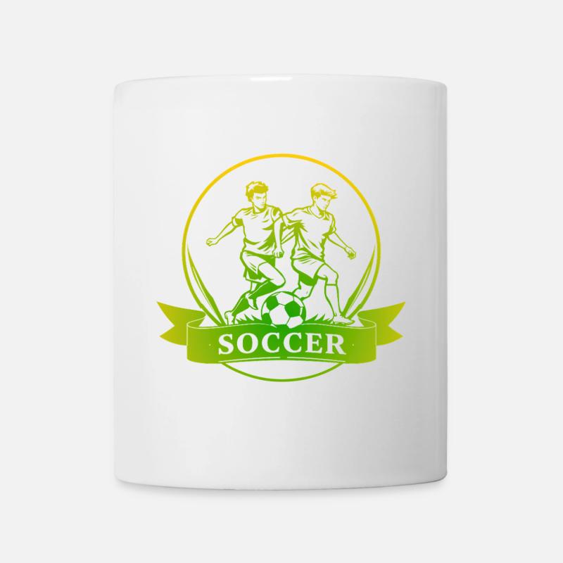 Fußballer Logo - Tasse - Weiß
