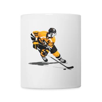 Eishockeyspieler - Tasse - Weiß - Vorne