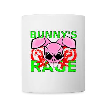 Raging Bunny - Tasse - Weiß - Vorne