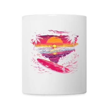 Surf Look des années 90 - Mug blanc - blanc - Devant