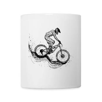Cyclist Line Art - Mug - white - Front