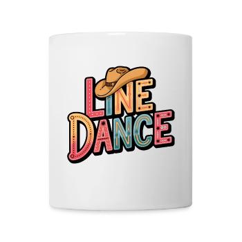 Line Dance mein Hobby - meine Passion - mein Ding - Tasse - Weiß - Vorne