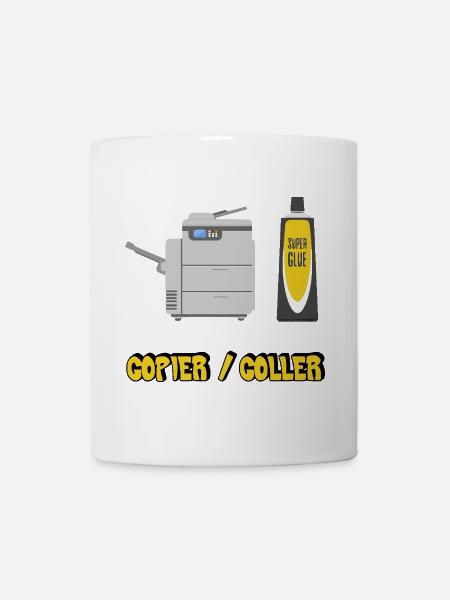 Kopieren und Einfügen - Tasse - Weiß