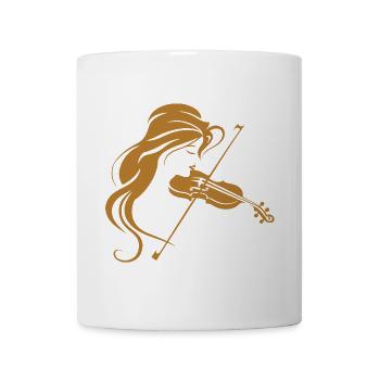 Violinist Graphics - Mug - white - Front