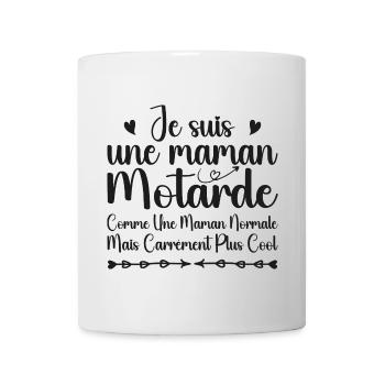 Fête des Mères - Maman Motarde Cool - Mug blanc - blanc - Devant