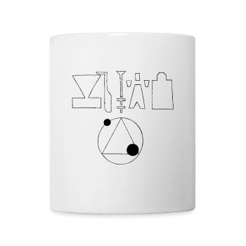 Forêt de Rendlesham Symboles OVNI 1980 - Mug blanc - blanc - Devant