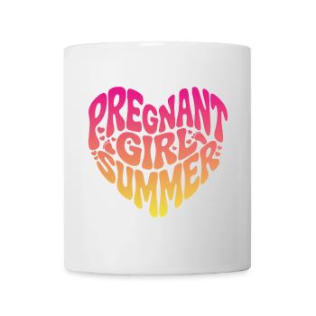 Pregnant Girl Summer - Mug - white - Front