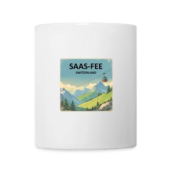 saas fee Switzerland - Mug - white - Front