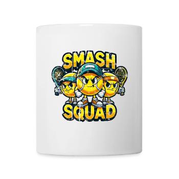 Sweat à capuche de tennis pour enfants Smash Squad Shirt - Mug blanc - blanc - Devant