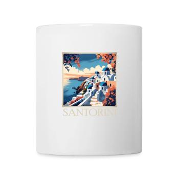 Santorini - Tasse - Weiß - Vorne