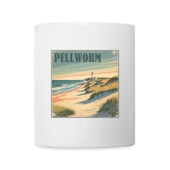 Pellworm Nordsee Strand - Tasse - Weiß - Vorne