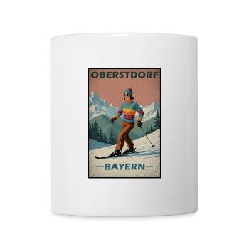 Oberstdorf Ski Alpes - Mug blanc - blanc - Devant