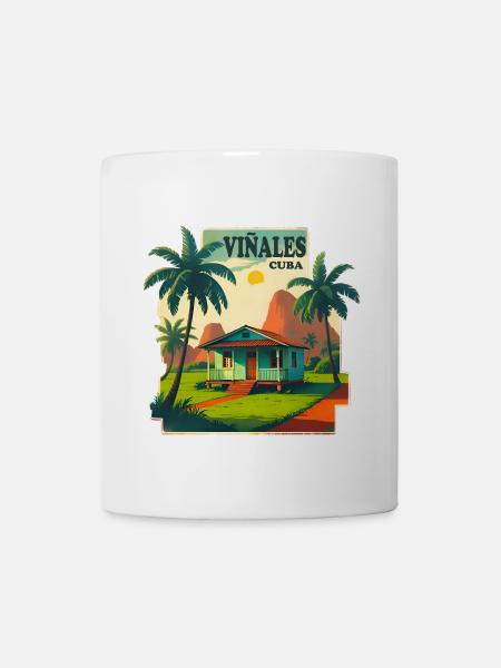Vinales Kuba - Tasse - Weiß