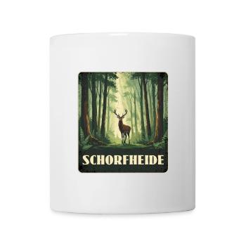 Schorfheide Hirsch Wald - Tasse - Weiß - Vorne