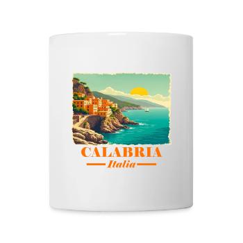 Calabria orange - Mug - white - Front