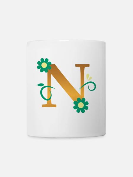 N - Mug - white
